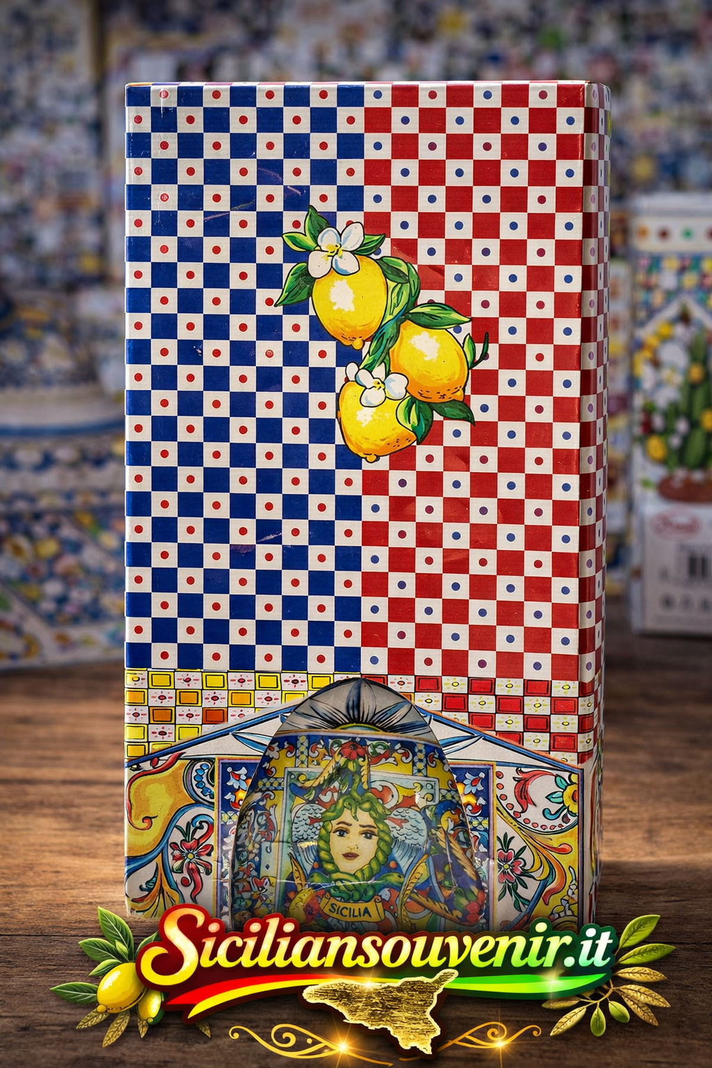 Sicilian Lemon Gift Box – Traditional Decorative Packaging