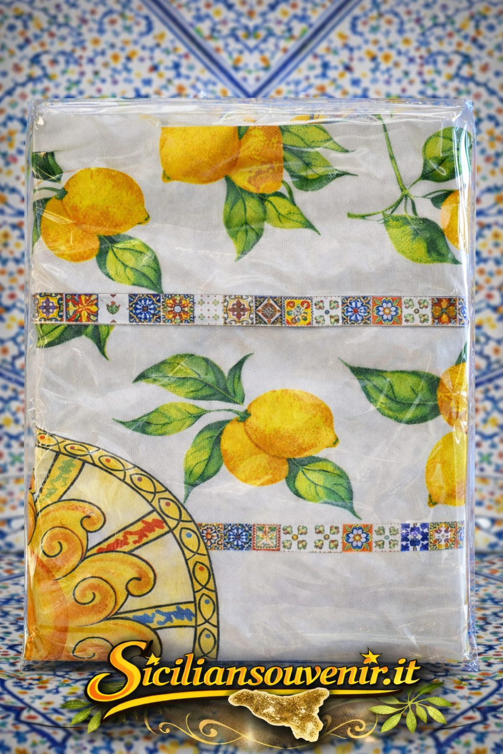 Tovaglia da Tavolo Limoni Sicilia – Disponibile 4, 8, 12 e 18 Posti